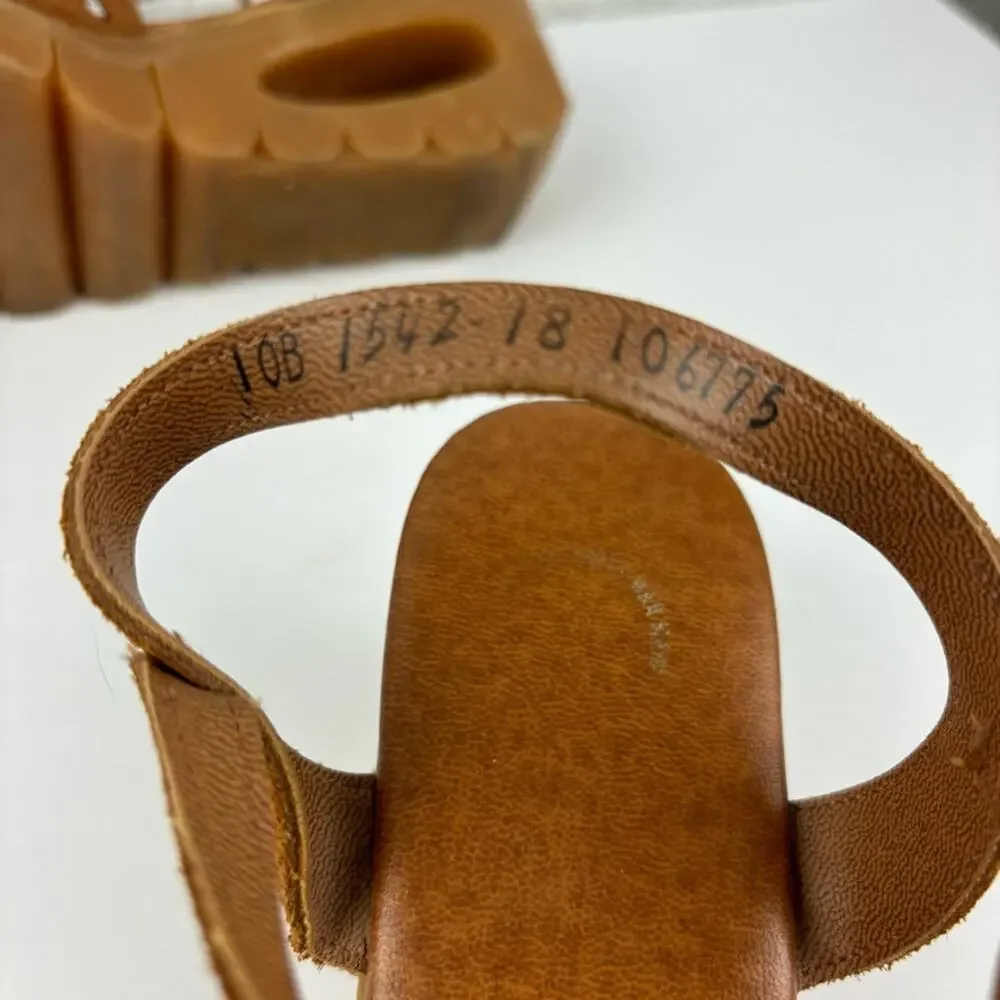 Vintage Debi Jo Gum Wedge Sandals